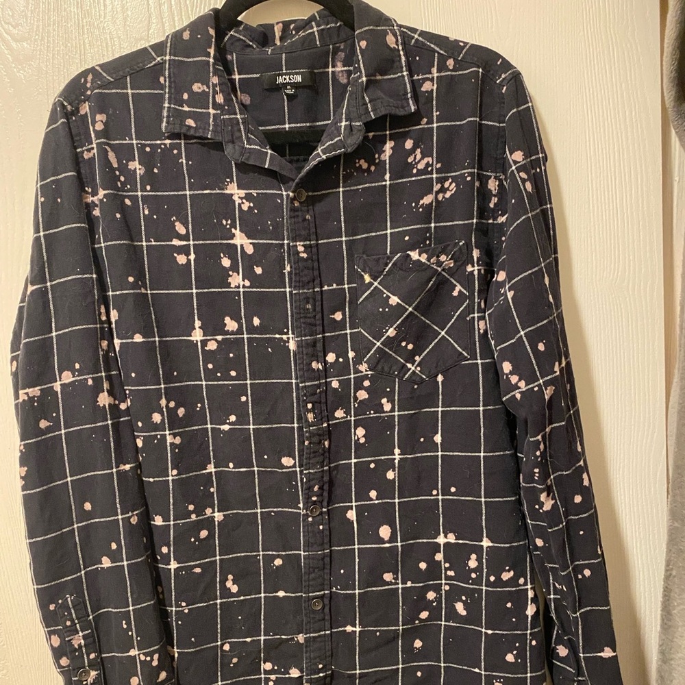 Target Bleach Dye Flannel